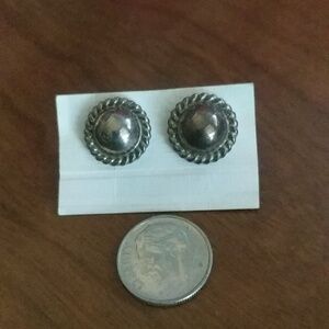 Sterling Silver Earrings Stamped